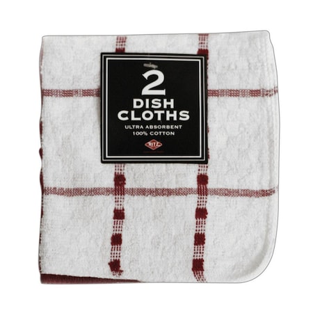Fast Fans Dish Cloth, Paprika, 2PK FA3304651